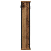 Produktbild för Spegelskåp för badrum åldrat trä 42x12x60 cm konstruerat trä