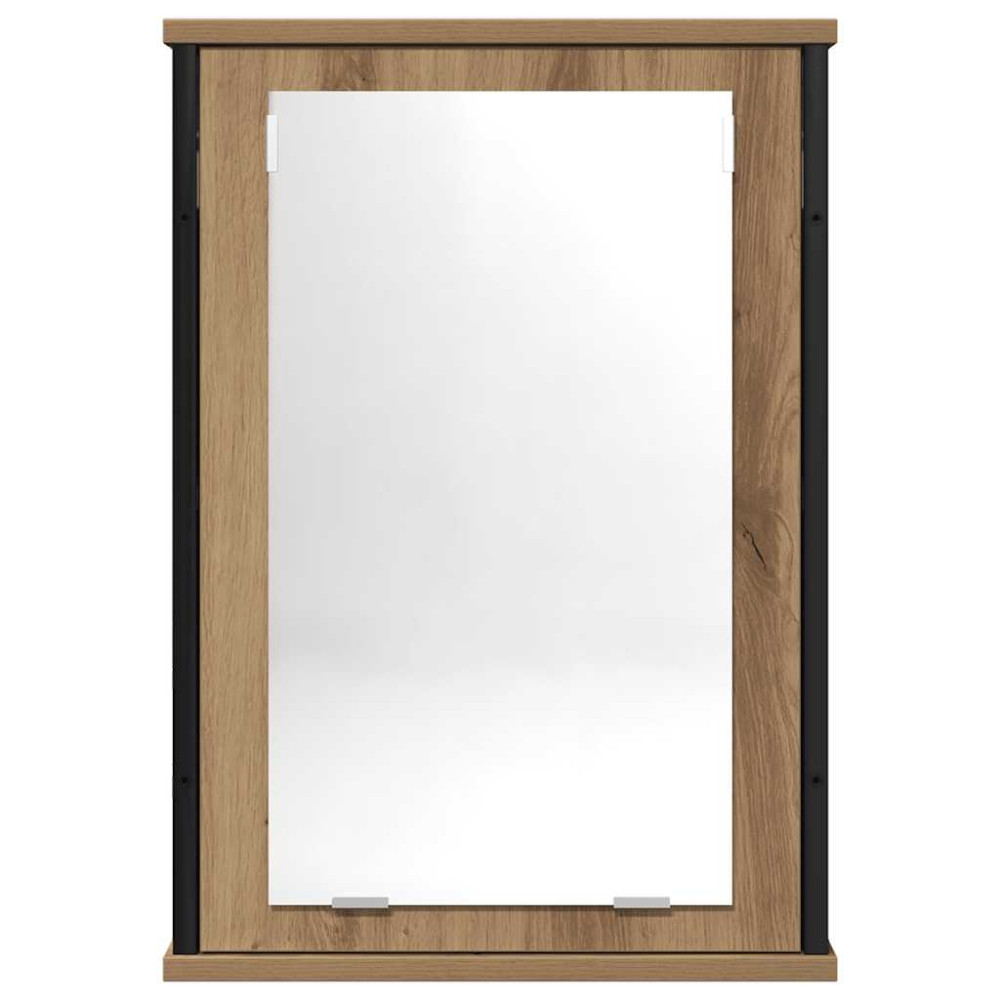 Produktbild för Spegelskåp för badrum artisan ek 42x12x60 cm konstruerat trä