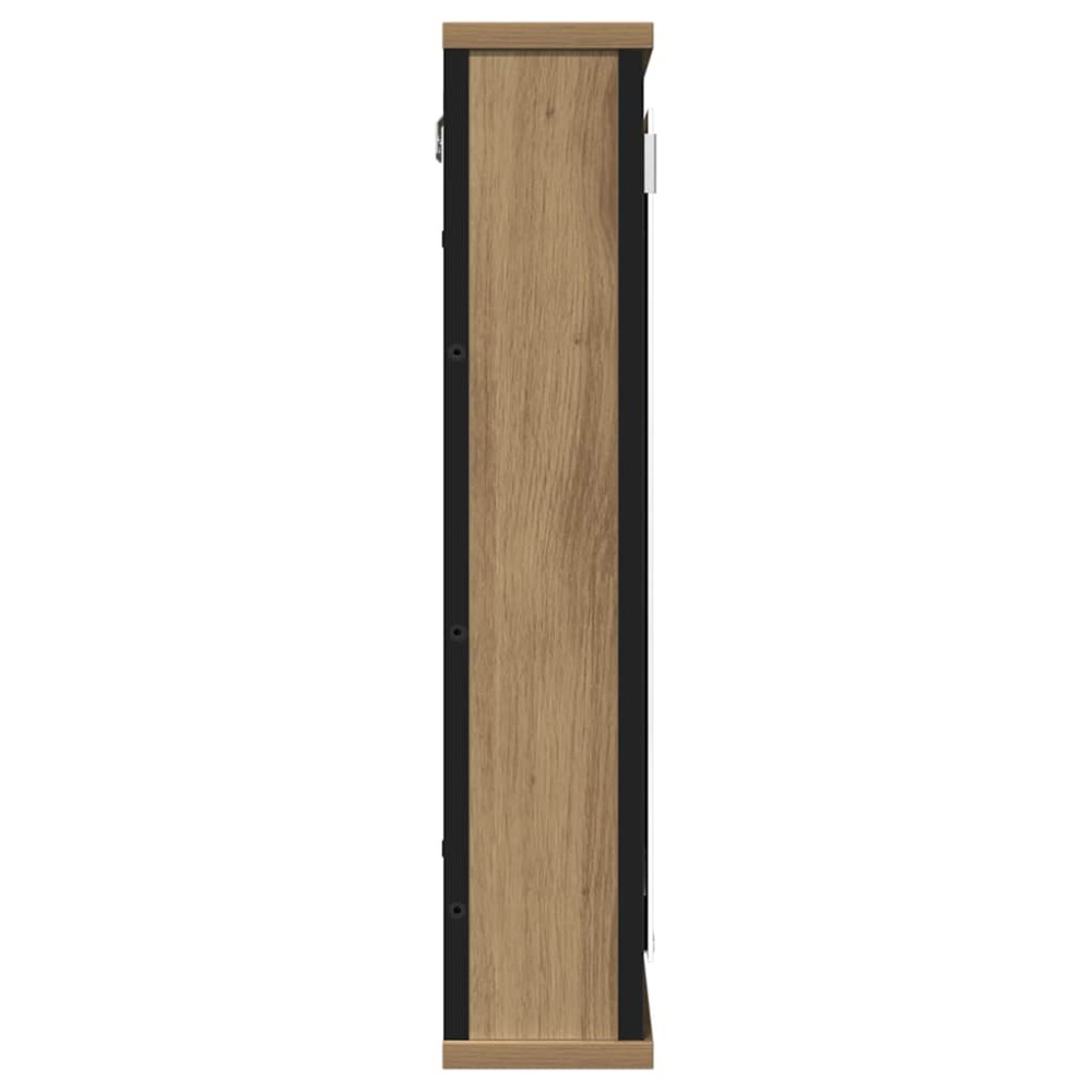 Produktbild för Spegelskåp för badrum artisan ek 42x12x60 cm konstruerat trä