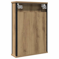 Produktbild för Spegelskåp för badrum artisan ek 42x12x60 cm konstruerat trä