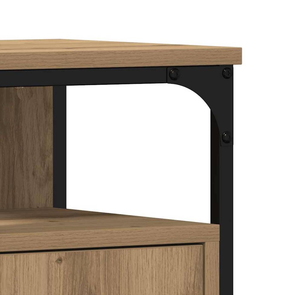 Produktbild för Tvättställsskåp artisan ek 60x30x60 cm konstruerat trä