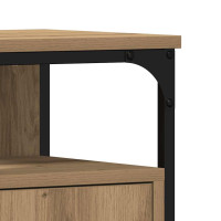 Produktbild för Tvättställsskåp artisan ek 60x30x60 cm konstruerat trä
