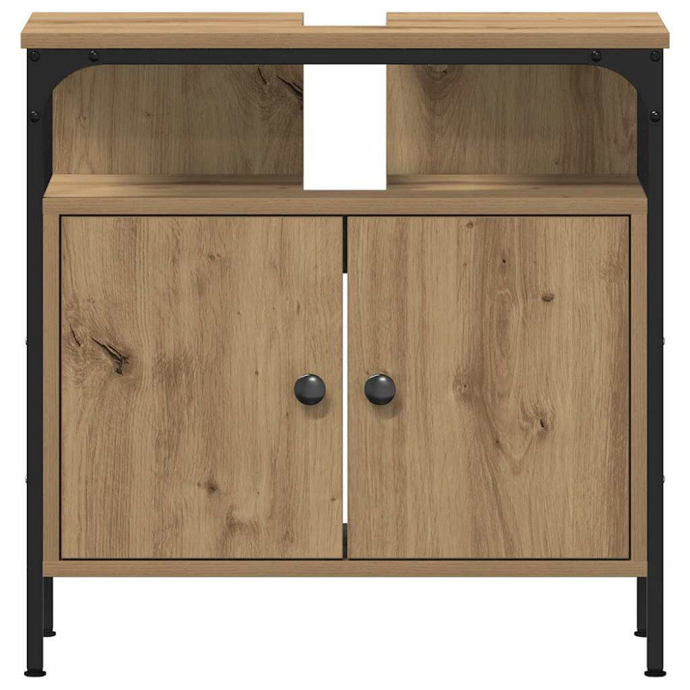 Produktbild för Tvättställsskåp artisan ek 60x30x60 cm konstruerat trä