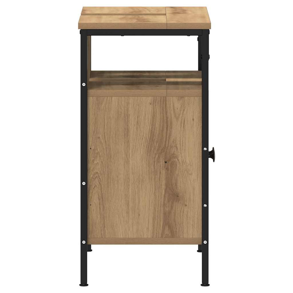 Produktbild för Tvättställsskåp artisan ek 60x30x60 cm konstruerat trä