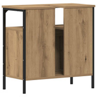 Produktbild för Tvättställsskåp artisan ek 60x30x60 cm konstruerat trä