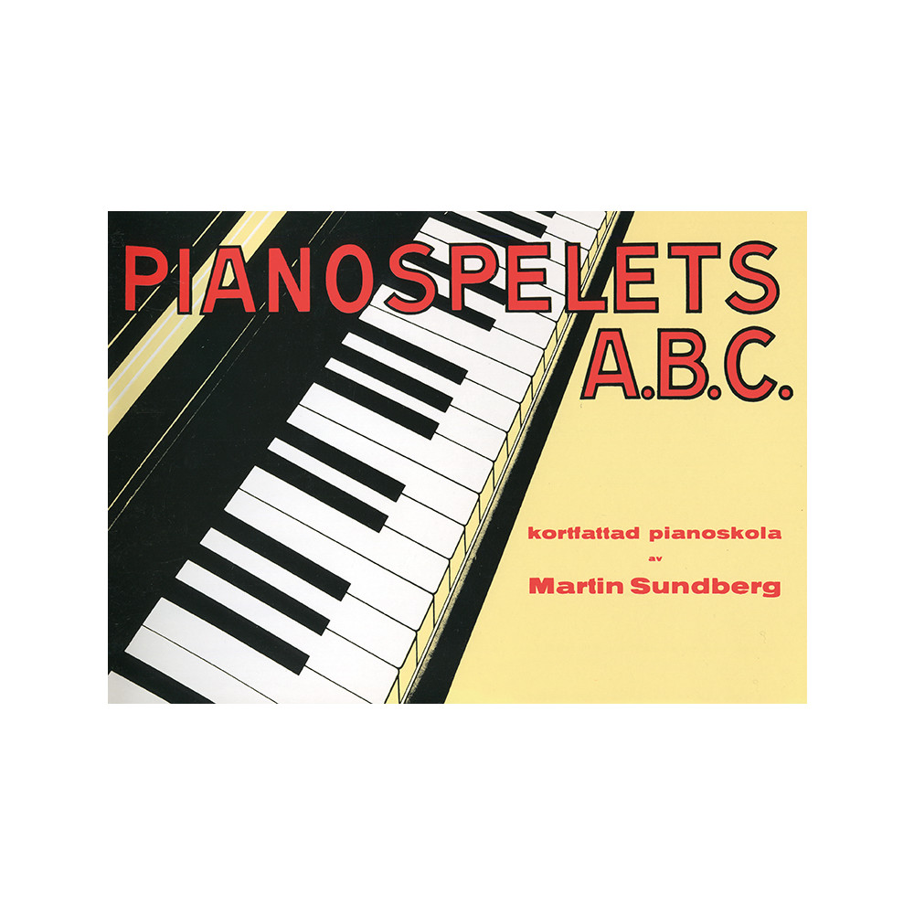 Produktbild för Pianospelets ABC (häftad)