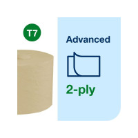 Produktbild för Toalettpapper TORK Adv T7 natur 24/fp