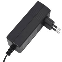 Produktbild för Massagefåtölj med uppresningshjälp mörkbrun tyg