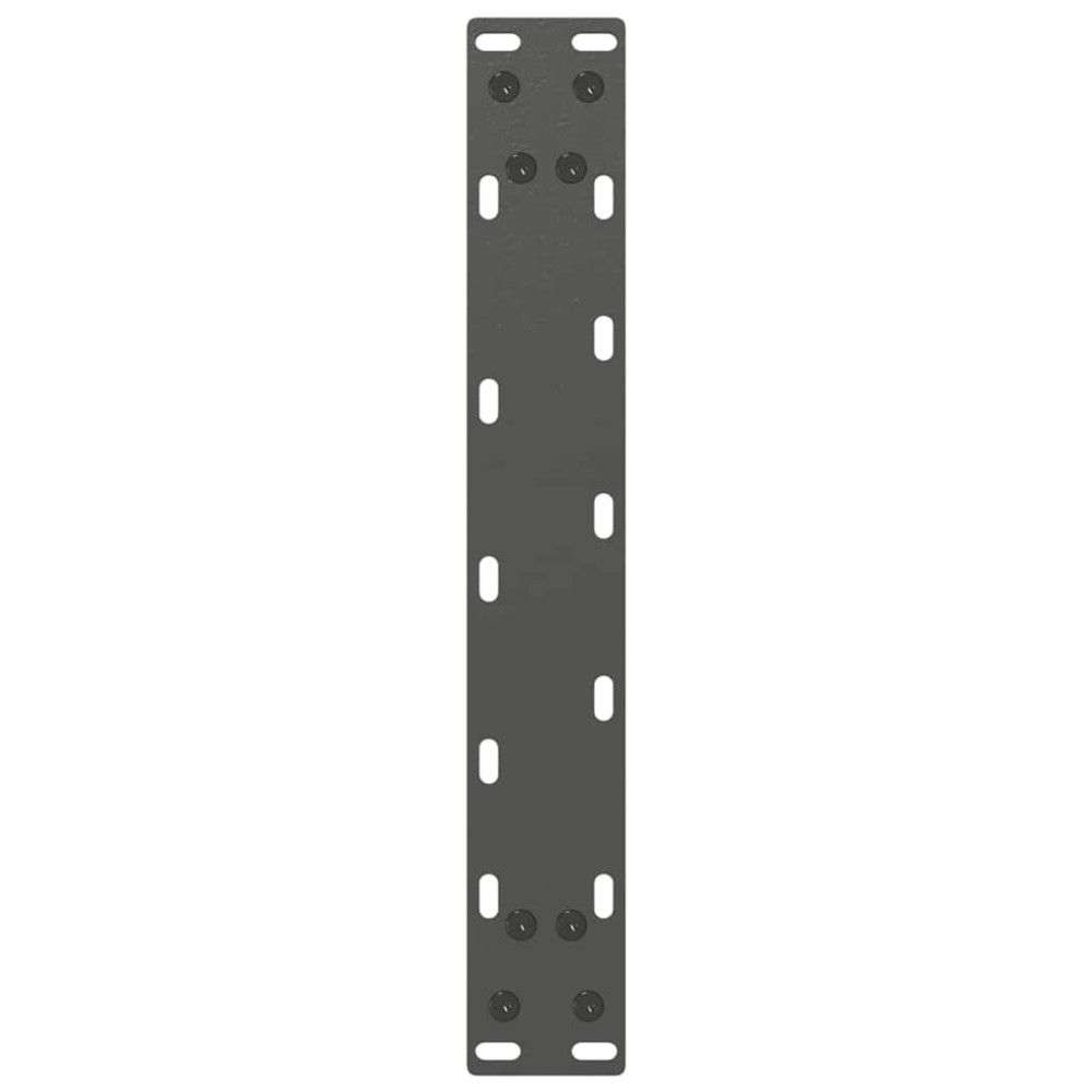 Produktbild för Soffbordsben U-formade 2 st antracit 40x(30-31) cm stål