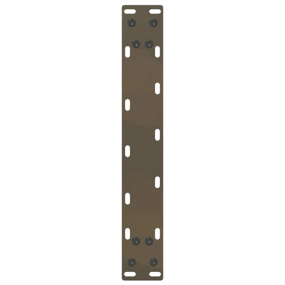 Produktbild för Soffbordsben U-formade 2 st naturstål 40x(30-31) cm stål
