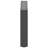 Produktbild för Soffbordsben U-formade 2 st antracit 50x(30-31) cm stål