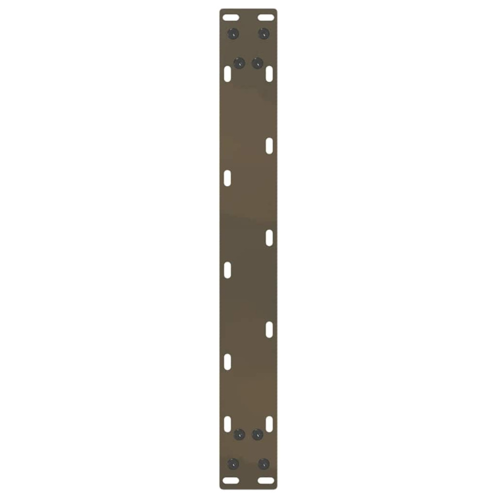 Produktbild för Soffbordsben U-formade 2 st naturstål 50x(30-31) cm stål