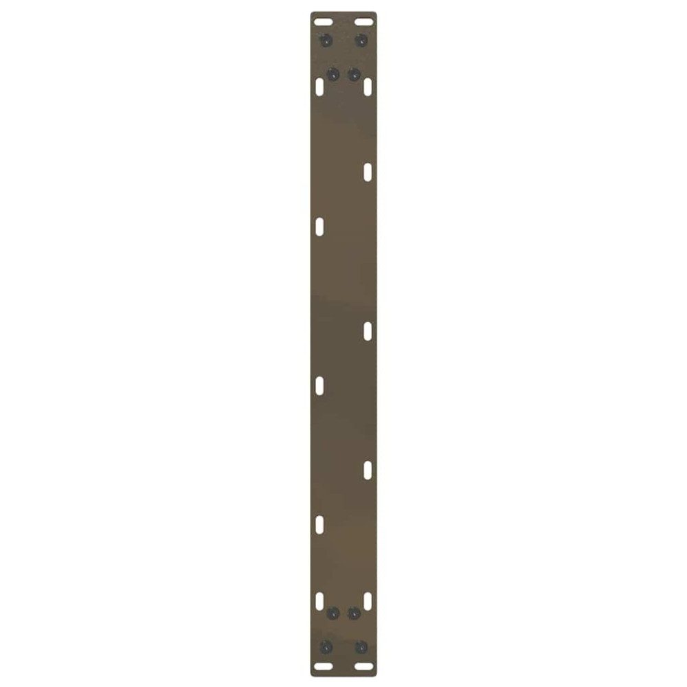 Produktbild för Soffbordsben U-formade 2 st naturstål 60x(30-31) cm stål