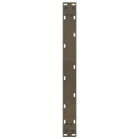 Produktbild för Soffbordsben U-formade 2 st naturstål 60x(30-31) cm stål