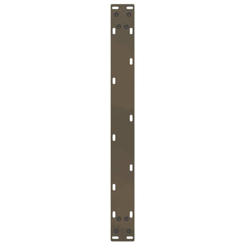 Produktbild för Soffbordsben U-formade 2 st naturstål 70x(30-31) cm stål