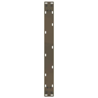 Produktbild för Soffbordsben U-formade 2 st naturstål 70x(30-31) cm stål