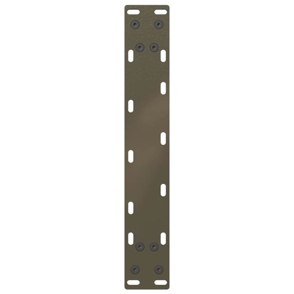 Produktbild för Soffbordsben U-formade 2 st naturstål 28x(42-43) cm stål