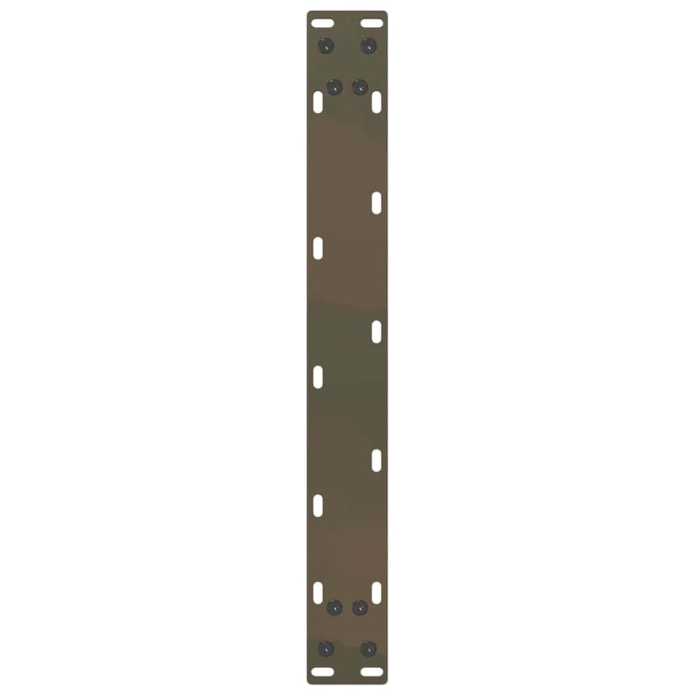 Produktbild för Soffbordsben U-formade 2 st naturstål 50x(42-43) cm stål