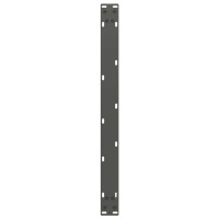 Produktbild för Soffbordsben U-formade 2 st antracit 60x(42-43) cm stål