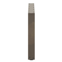 Produktbild för Soffbordsben U-formade 2 st naturstål 60x(42-43) cm stål