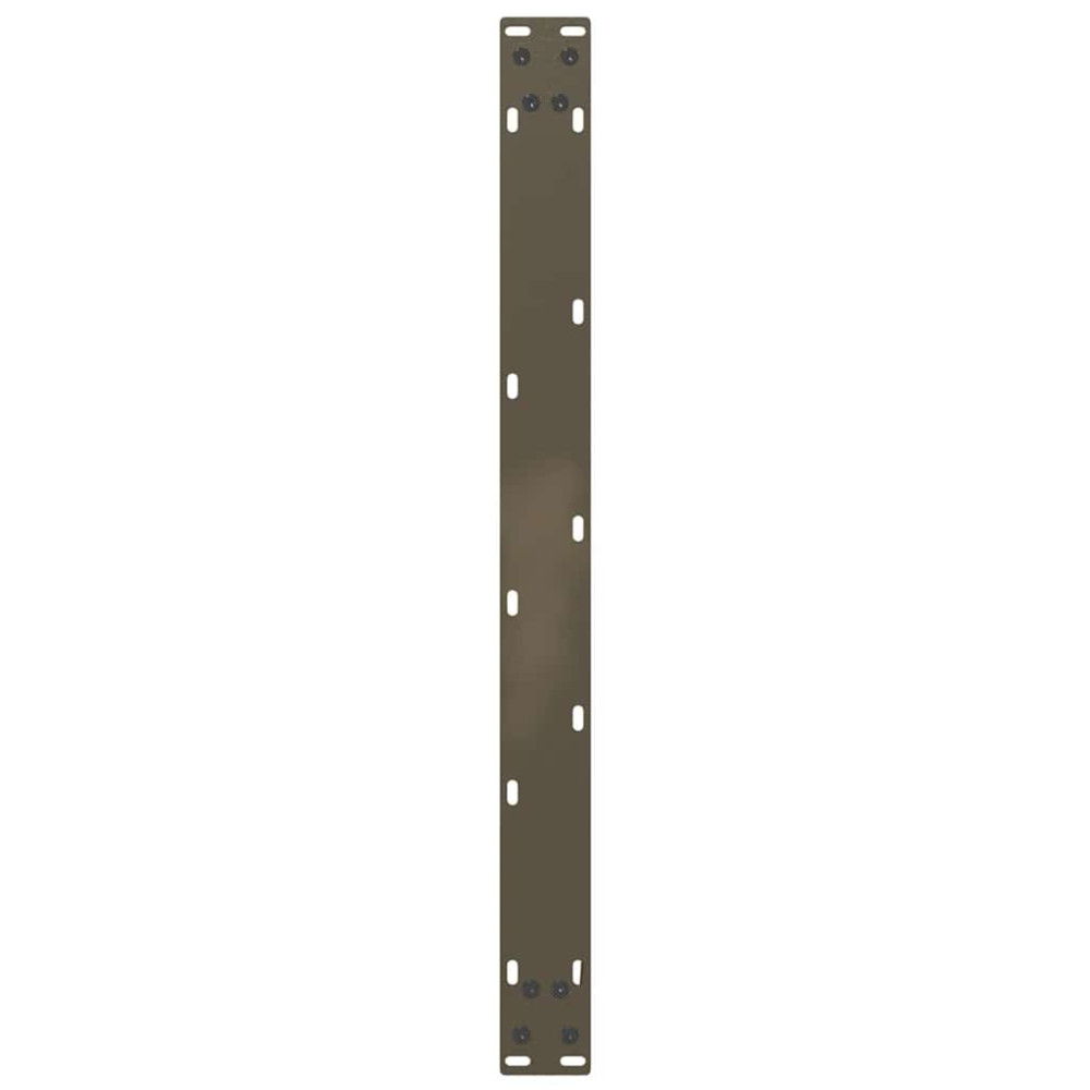 Produktbild för Soffbordsben U-formade 2 st naturstål 60x(42-43) cm stål