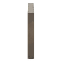 Produktbild för Soffbordsben U-formade 2 st naturstål 70x(42-43) cm stål
