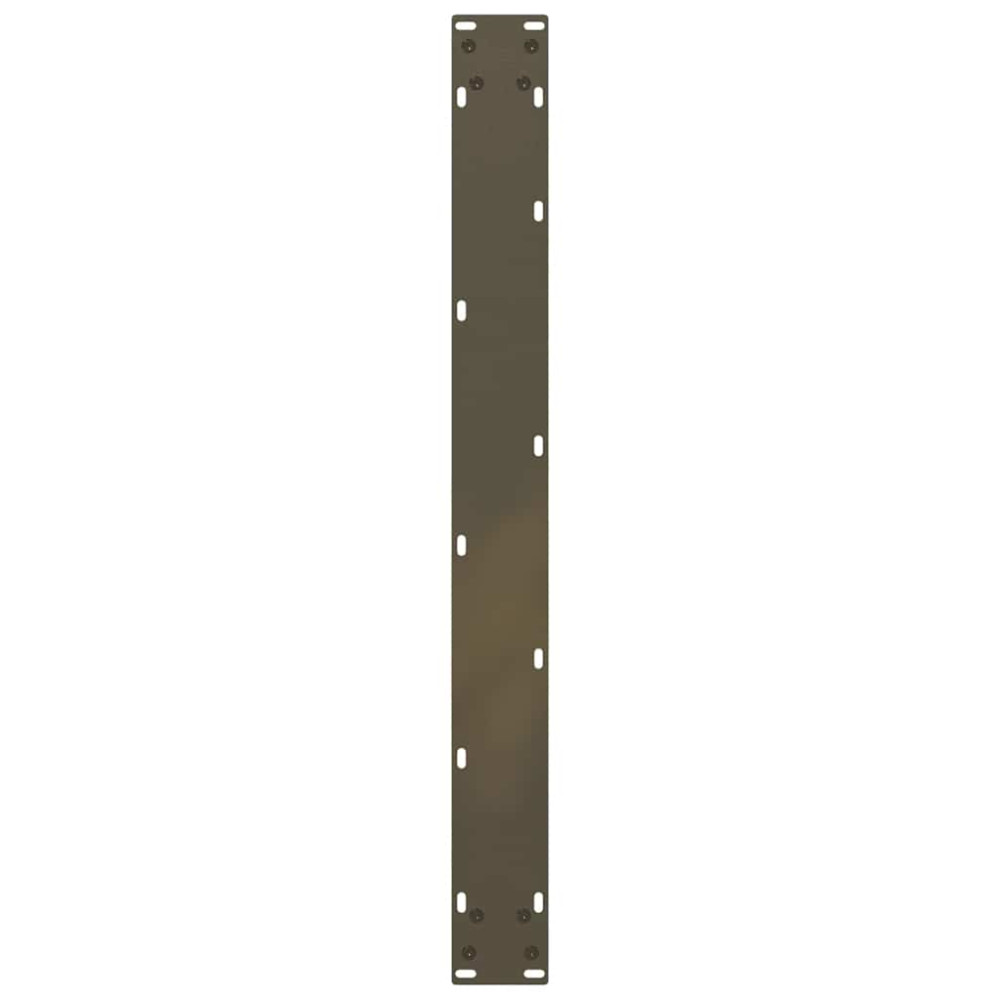 Produktbild för Matbordsben U-formade 2 st naturstål 90x(72-73) cm stål
