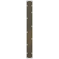 Produktbild för Matbordsben U-formade 2 st naturstål 90x(72-73) cm stål