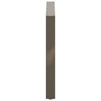 Produktbild för Matbordsben U-formade 2 st naturstål 100x(72-73) cm stål
