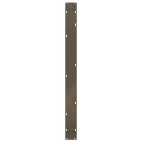 Produktbild för Matbordsben U-formade 2 st naturstål 100x(72-73) cm stål