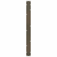 Produktbild för Matbordsben U-formade 3 st naturstål 100x(72-73) cm stål