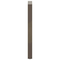 Produktbild för Barbordsben U-formade 2 st naturstål 40x(100-101) cm stål