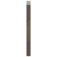 Produktbild för Barbordsben U-formade 2 st naturstål 60x(100-101) cm stål