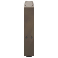 Produktbild för Soffbordsben naturstål 2 st 40x(30-31) cm stål