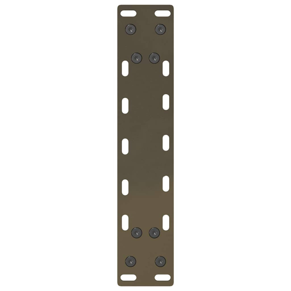 Produktbild för Soffbordsben naturstål 2 st 40x(30-31) cm stål