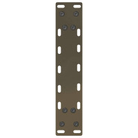 Produktbild för Soffbordsben naturstål 2 st 40x(30-31) cm stål