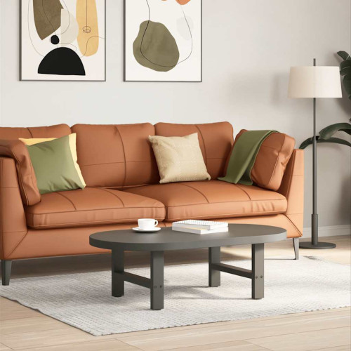 vidaXL Soffbordsben antracit 2 st 50x(30-31) cm stål