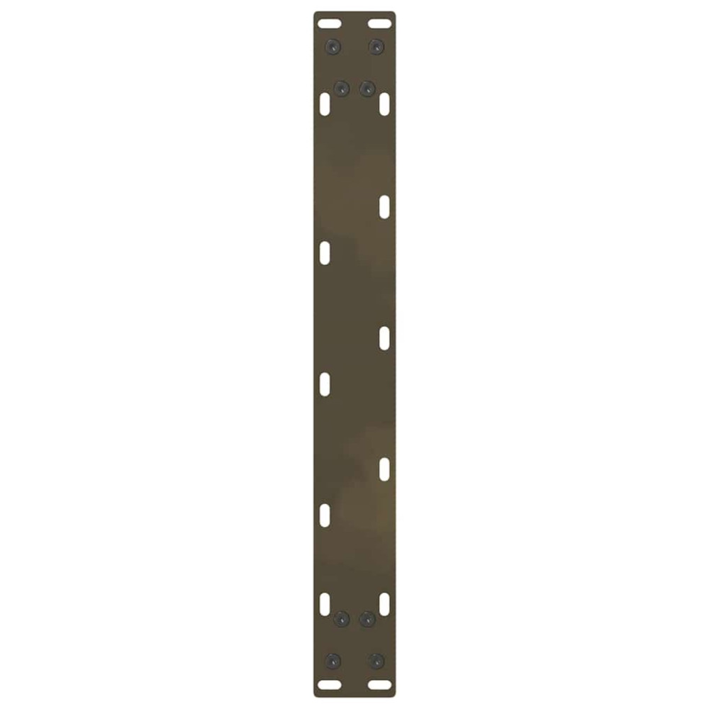 Produktbild för Soffbordsben naturstål 2 st 50x(30-31) cm stål