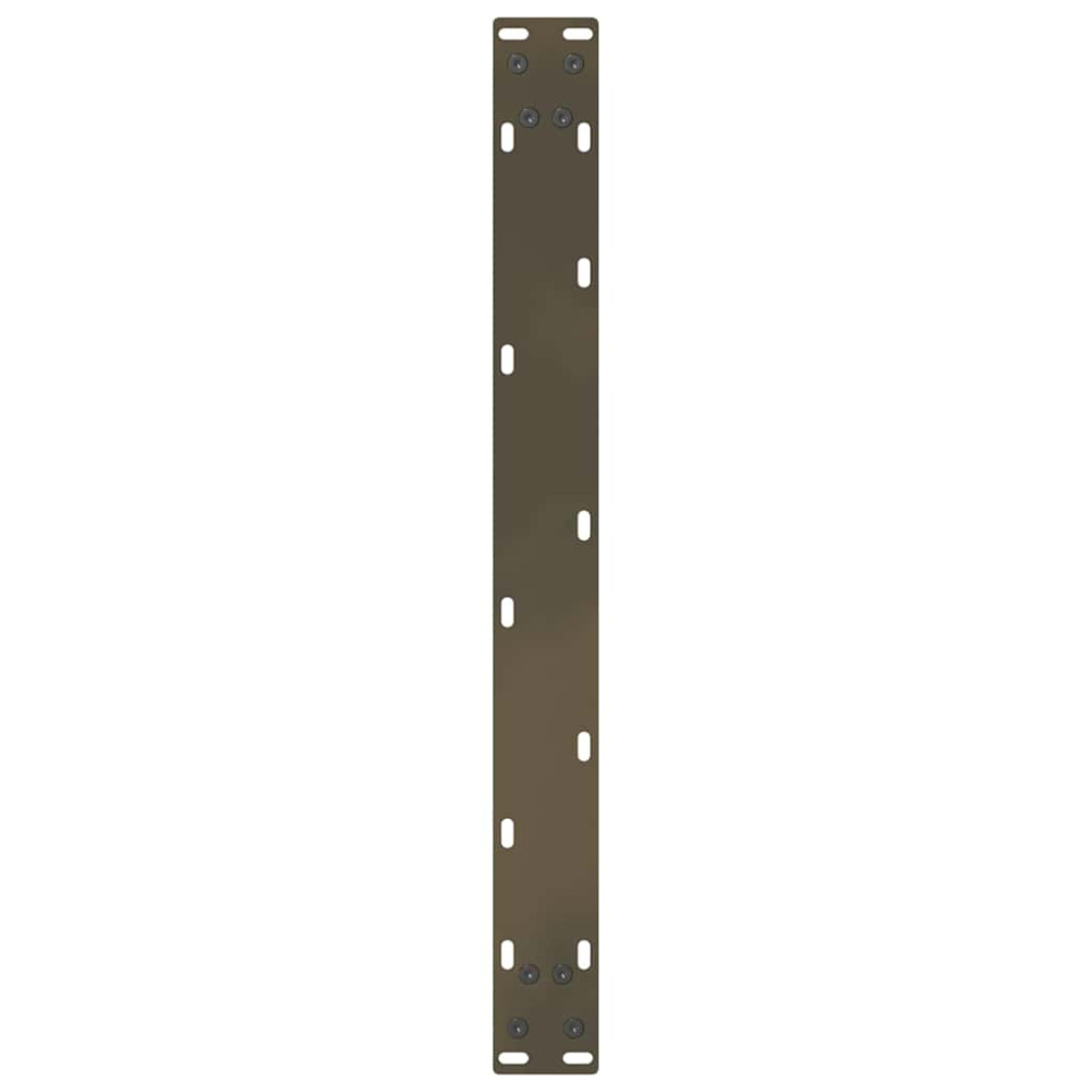Produktbild för Soffbordsben naturstål 2 st 60x(30-31) cm stål