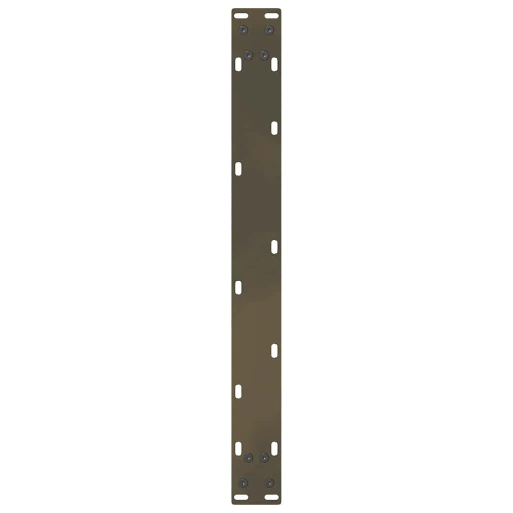 Produktbild för Soffbordsben naturstål 2 st 70x(30-31) cm stål