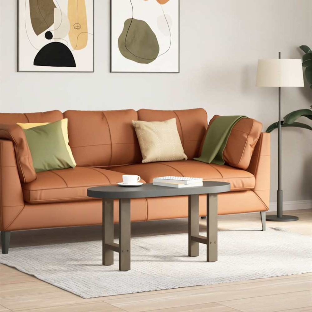 Produktbild för Soffbordsben naturstål 2 st 28x(42-43) cm stål