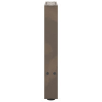 Produktbild för Soffbordsben naturstål 2 st 28x(42-43) cm stål