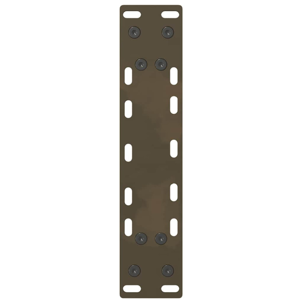 Produktbild för Soffbordsben naturstål 2 st 28x(42-43) cm stål