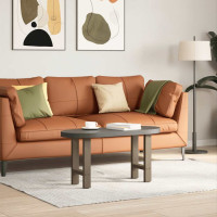 Produktbild för Soffbordsben naturstål 2 st 38x(42-43) cm stål