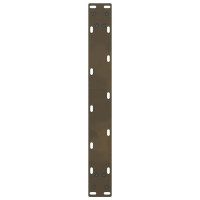 Produktbild för Soffbordsben naturstål 2 st 50x(42-43) cm stål