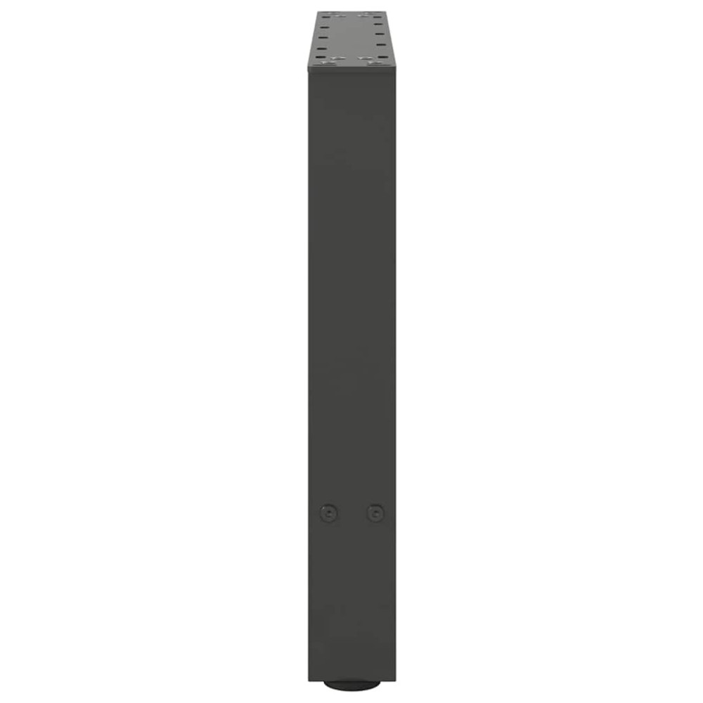 Produktbild för Soffbordsben antracit 2 st 60x(42-43) cm stål