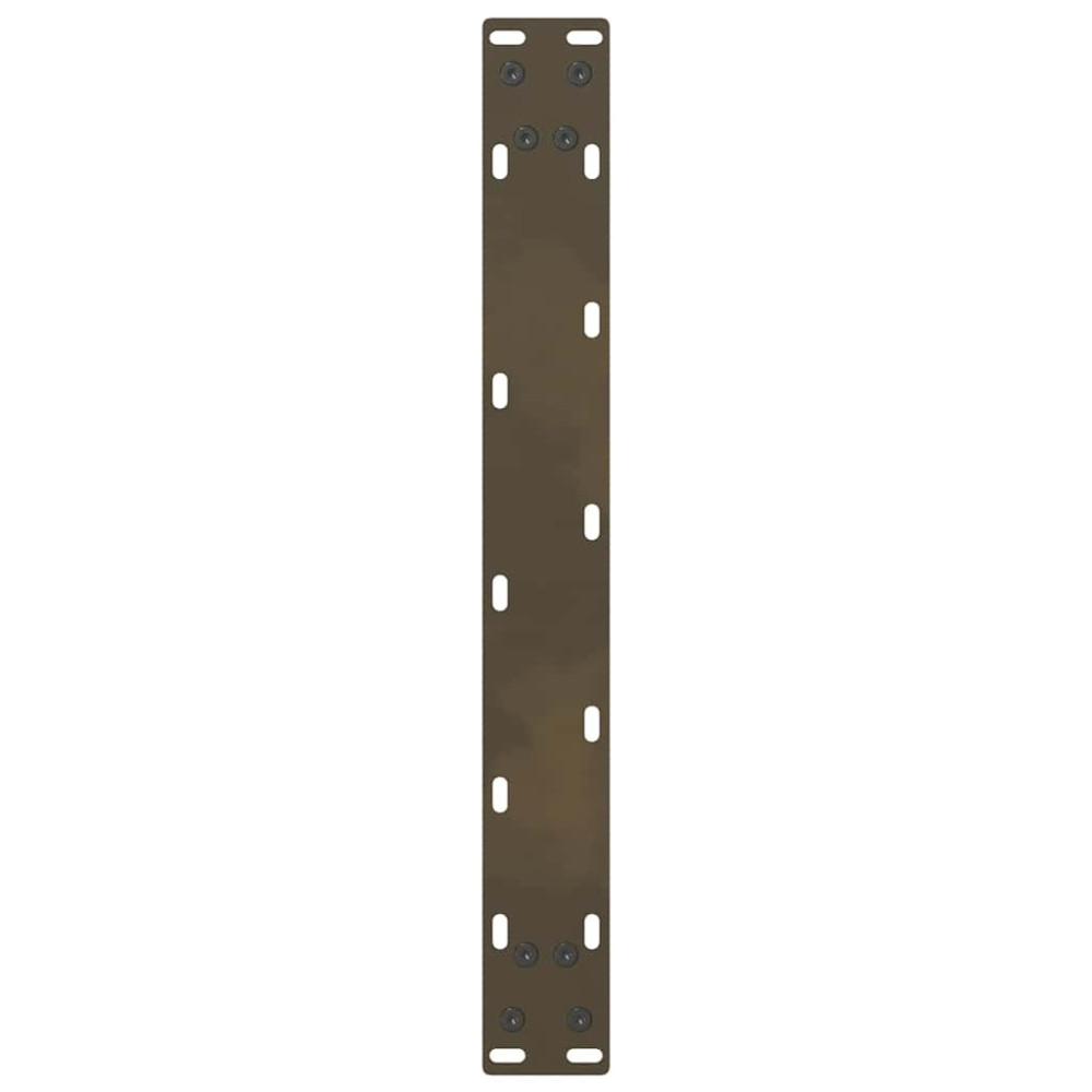 Produktbild för Soffbordsben naturstål 2 st 60x(42-43) cm stål