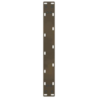 Produktbild för Soffbordsben naturstål 2 st 60x(42-43) cm stål