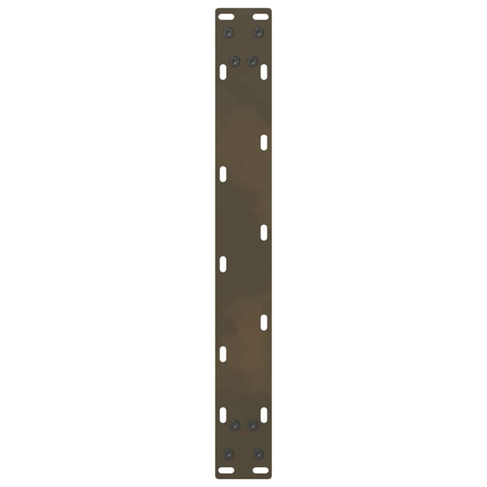 Produktbild för Soffbordsben naturstål 2 st 70x(42-43) cm stål
