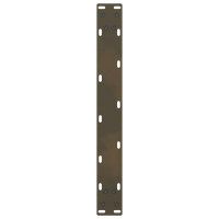 Produktbild för Soffbordsben naturstål 2 st 70x(42-43) cm stål